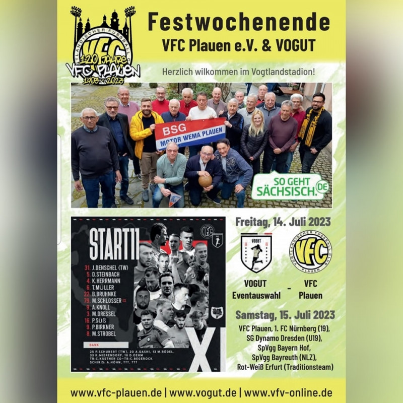 120 Jahre VFC Plauen – Das Festwochenende – Vfc-plauen.de